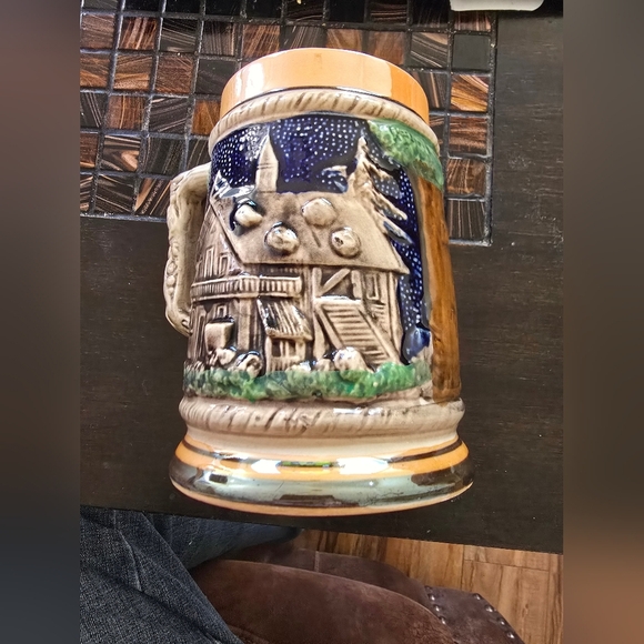 Vintage Beer Stein 5 1/2 Inches Tall - Picture 2 of 4
